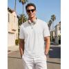 image:imageTACVASEN Mens TShirts UPF 80 Short Sleeve Crew Neck Soft Lightweight Moisture Wicking Summer Casual Basic Plain Tee02 White