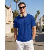 image:imageTACVASEN Mens TShirts UPF 80 Short Sleeve Crew Neck Soft Lightweight Moisture Wicking Summer Casual Basic Plain Tee03 Royal Blue