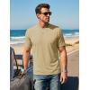 image:imageTACVASEN Mens TShirts UPF 80 Short Sleeve Crew Neck Soft Lightweight Moisture Wicking Summer Casual Basic Plain Tee05 Khaki