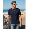 image:imageTACVASEN Mens TShirts UPF 80 Short Sleeve Crew Neck Soft Lightweight Moisture Wicking Summer Casual Basic Plain Tee06 Navy Blue