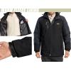 image:imageTACVASEN Ski Jacket for Men Winter Warm Windproof Rain Jacket Hooded Snow Coat Black Grey L