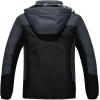 image:imageTACVASEN Ski Jacket for Men Winter Warm Windproof Rain Jacket Hooded Snow Coat Black Grey M