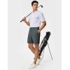 image:imageTACVASEN Mens 7 Golf Casual Shorts with 6 Pockets Stretch Lightweight Dress Work Short Flat Front Quick Dry for Summer02 Dark Grey