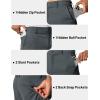 image:imageTACVASEN Mens 7 Golf Casual Shorts with 6 Pockets Stretch Lightweight Dress Work Short Flat Front Quick Dry for Summer02 Dark Grey