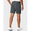 image:imageTACVASEN Mens 7 Golf Casual Shorts with 6 Pockets Stretch Lightweight Dress Work Short Flat Front Quick Dry for Summer02 Dark Grey