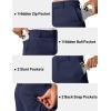 image:imageTACVASEN Mens 7 Golf Casual Shorts with 6 Pockets Stretch Lightweight Dress Work Short Flat Front Quick Dry for Summer03 Navy