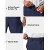 image:imageTACVASEN Mens 7 Golf Casual Shorts with 6 Pockets Stretch Lightweight Dress Work Short Flat Front Quick Dry for Summer03 Navy