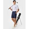 image:imageTACVASEN Mens 7 Golf Casual Shorts with 6 Pockets Stretch Lightweight Dress Work Short Flat Front Quick Dry for Summer03 Navy
