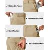 image:imageTACVASEN Mens 7 Golf Casual Shorts with 6 Pockets Stretch Lightweight Dress Work Short Flat Front Quick Dry for Summer05 Khaki