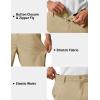 image:imageTACVASEN Mens 7 Golf Casual Shorts with 6 Pockets Stretch Lightweight Dress Work Short Flat Front Quick Dry for Summer05 Khaki