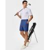 image:imageTACVASEN Mens 7 Golf Casual Shorts with 6 Pockets Stretch Lightweight Dress Work Short Flat Front Quick Dry for Summer06 Blue Grey