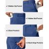 image:imageTACVASEN Mens 7 Golf Casual Shorts with 6 Pockets Stretch Lightweight Dress Work Short Flat Front Quick Dry for Summer06 Blue Grey