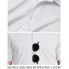 image:imageTACVASEN Mens Golf Shirt Dry Fit Mens Polo Shirts Short Sleeve Performance Golf Polos for Men with Collar Work Shirts01white