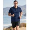 image:imageTACVASEN Mens Golf Shirt Dry Fit Mens Polo Shirts Short Sleeve Performance Golf Polos for Men with Collar Work Shirts02navy
