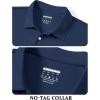 image:imageTACVASEN Mens Golf Shirt Dry Fit Mens Polo Shirts Short Sleeve Performance Golf Polos for Men with Collar Work Shirts02navy