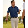 image:imageTACVASEN Mens Golf Shirt Dry Fit Mens Polo Shirts Short Sleeve Performance Golf Polos for Men with Collar Work Shirts02navy