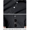 image:imageTACVASEN Mens Golf Shirt Dry Fit Mens Polo Shirts Short Sleeve Performance Golf Polos for Men with Collar Work Shirts03black