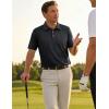image:imageTACVASEN Mens Golf Shirt Dry Fit Mens Polo Shirts Short Sleeve Performance Golf Polos for Men with Collar Work Shirts03black