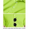 image:imageTACVASEN Mens Golf Shirt Dry Fit Mens Polo Shirts Short Sleeve Performance Golf Polos for Men with Collar Work Shirts06yellow Green