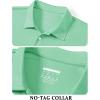 image:imageTACVASEN Mens Golf Shirt Dry Fit Mens Polo Shirts Short Sleeve Performance Golf Polos for Men with Collar Work Shirts08mint Green