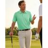 image:imageTACVASEN Mens Golf Shirt Dry Fit Mens Polo Shirts Short Sleeve Performance Golf Polos for Men with Collar Work Shirts08mint Green