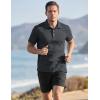 image:imageTACVASEN Mens Golf Shirt Dry Fit Mens Polo Shirts Short Sleeve Performance Golf Polos for Men with Collar Work Shirts11dark Grey