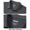 image:imageTACVASEN Mens Golf Shirt Dry Fit Mens Polo Shirts Short Sleeve Performance Golf Polos for Men with Collar Work Shirts11dark Grey