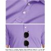 image:imageTACVASEN Mens Golf Shirt Dry Fit Mens Polo Shirts Short Sleeve Performance Golf Polos for Men with Collar Work Shirts13light Purple