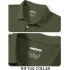 image:imageTACVASEN Mens Golf Shirt Dry Fit Mens Polo Shirts Short Sleeve Performance Golf Polos for Men with Collar Work Shirts16army Green