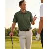 image:imageTACVASEN Mens Golf Shirt Dry Fit Mens Polo Shirts Short Sleeve Performance Golf Polos for Men with Collar Work Shirts16army Green