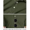 image:imageTACVASEN Mens Golf Shirt Dry Fit Mens Polo Shirts Short Sleeve Performance Golf Polos for Men with Collar Work Shirts16army Green