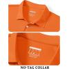image:imageTACVASEN Mens Golf Shirt Dry Fit Mens Polo Shirts Short Sleeve Performance Golf Polos for Men with Collar Work Shirts17orange