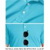 image:imageTACVASEN Mens Golf Shirt Dry Fit Mens Polo Shirts Short Sleeve Performance Golf Polos for Men with Collar Work Shirts20iceblue