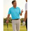 image:imageTACVASEN Mens Golf Shirt Dry Fit Mens Polo Shirts Short Sleeve Performance Golf Polos for Men with Collar Work Shirts20iceblue