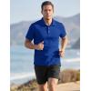 image:imageTACVASEN Mens Golf Shirt Dry Fit Mens Polo Shirts Short Sleeve Performance Golf Polos for Men with Collar Work Shirts24dark Blue
