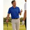 image:imageTACVASEN Mens Golf Shirt Dry Fit Mens Polo Shirts Short Sleeve Performance Golf Polos for Men with Collar Work Shirts24dark Blue