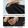 image:imageTACVASEN Mens Short Sleeve Button Down Shirt Casual Cuban Guayabera Shirt Summer Beach Vacation ShirtsBlack