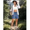 image:imageTACVASEN Womens 5 Hiking Shorts Quick Dry Lightweight UPF 50 Athletic Shorts with Pockets Summer Golf Casul WorkoutBluegray