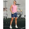 image:imageTACVASEN Womens 5 Hiking Shorts Quick Dry Lightweight UPF 50 Athletic Shorts with Pockets Summer Golf Casul WorkoutCharcoal Blue