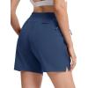 image:imageTACVASEN Womens 5 Hiking Shorts Quick Dry Lightweight UPF 50 Athletic Shorts with Pockets Summer Golf Casul WorkoutCharcoal Blue