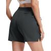 image:imageTACVASEN Womens 5 Hiking Shorts Quick Dry Lightweight UPF 50 Athletic Shorts with Pockets Summer Golf Casul WorkoutDarkgrey