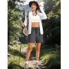 image:imageTACVASEN Womens 5 Hiking Shorts Quick Dry Lightweight UPF 50 Athletic Shorts with Pockets Summer Golf Casul WorkoutDarkgrey
