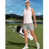 image:imageTACVASEN Womens 5 Hiking Shorts Quick Dry Lightweight UPF 50 Athletic Shorts with Pockets Summer Golf Casul WorkoutLgray