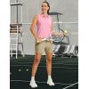 image:imageTACVASEN Womens 5 Hiking Shorts Quick Dry Lightweight UPF 50 Athletic Shorts with Pockets Summer Golf Casul WorkoutLight Khaki