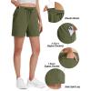 image:imageTACVASEN Womens 5 Hiking Shorts Quick Dry Lightweight UPF 50 Athletic Shorts with Pockets Summer Golf Casul WorkoutSage Green