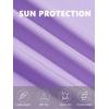 image:imageTACVASEN Womens VNeck Polo Shirts UPF 50 Short Sleeve Sun Protection Quick Dry Golf Polos Collared Shirt08light Purple