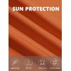 image:imageTACVASEN Womens VNeck Polo Shirts UPF 50 Short Sleeve Sun Protection Quick Dry Golf Polos Collared Shirt16dark Orange
