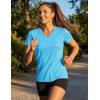 image:imageTACVASEN Womens VNeck T Shirts Short Sleeve UPF 50 Sun Protection Performance Quick Dry Athletic Workout Tee Tops04 Ice Blue