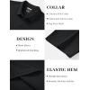 image:imageTACVASEN Mens Polo Shirts 2 Button Textured Knit Casual Short Sleeve Summer Vacation Shirts Lightweight Golf Polo TBlack