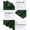image:imageTACVASEN Mens Polo Shirts V Neck Short Sleeve Knitted Golf T Shirts Collared Summer Vacation Tops Johnny Collar PoloF Green